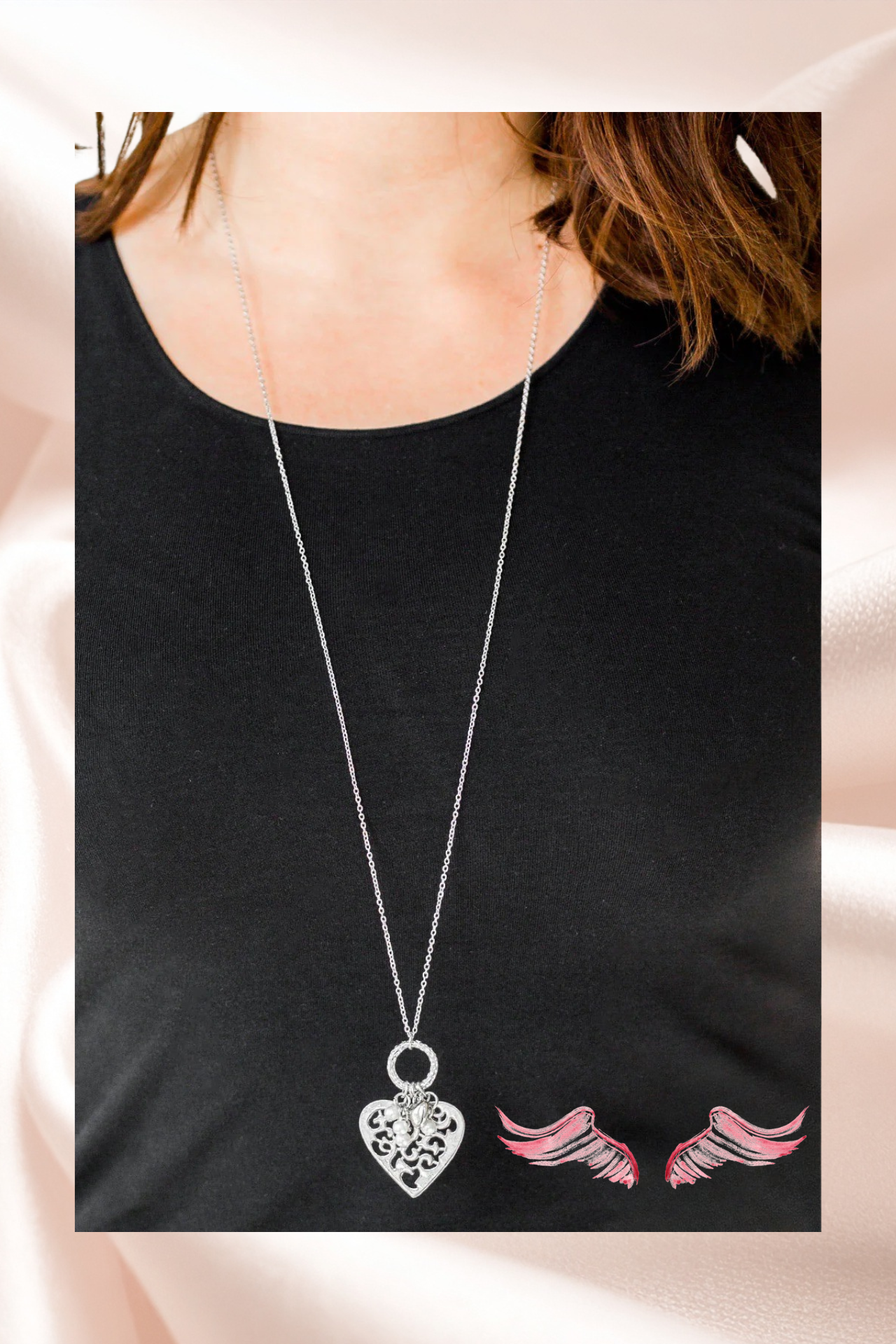 The Pearl Keepsake Heart Necklace | Valentine's Jewelry | Heavenly Pieces