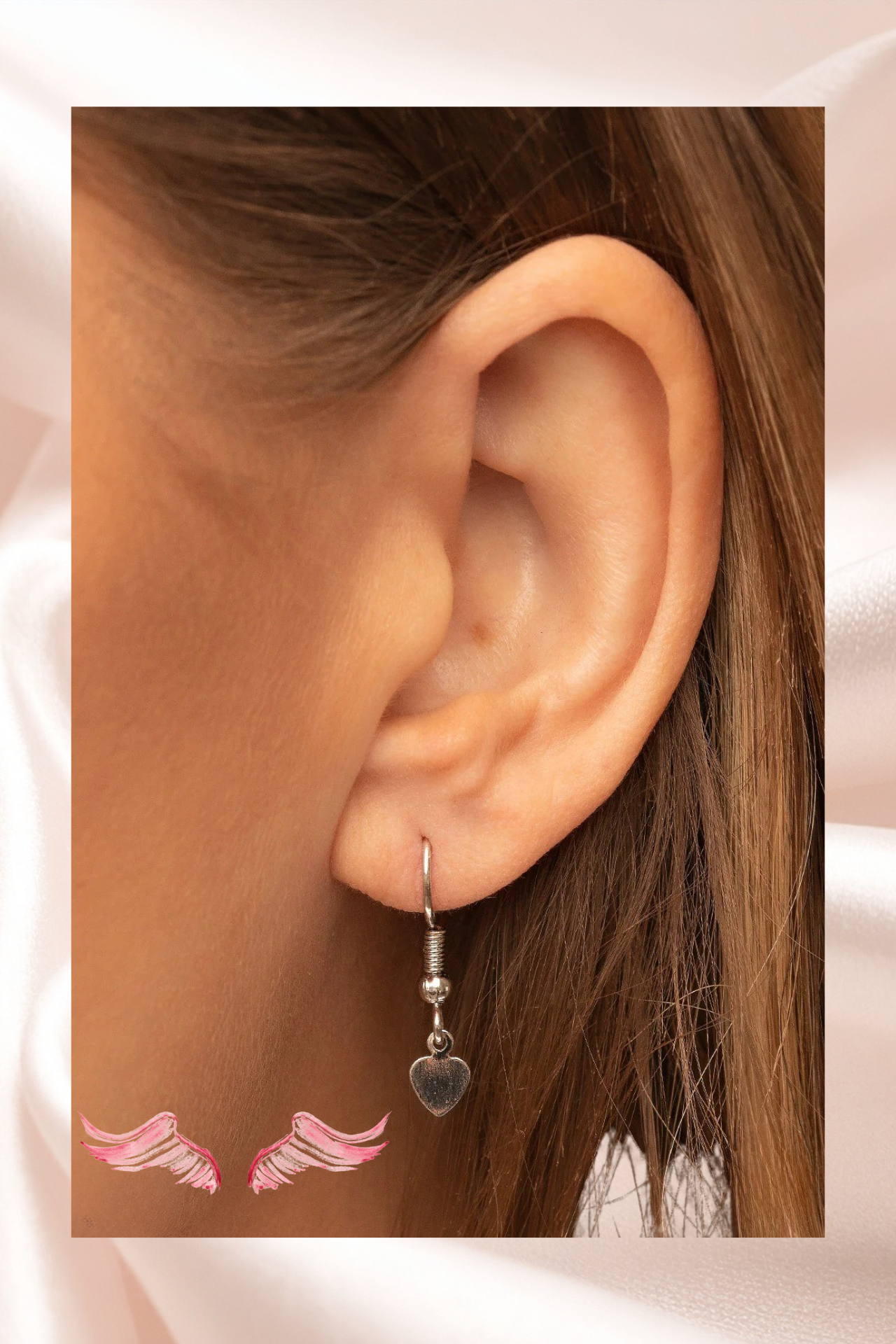 The Fringe Heart Choker Set | Valentines Jewelry Heavenly Pieces