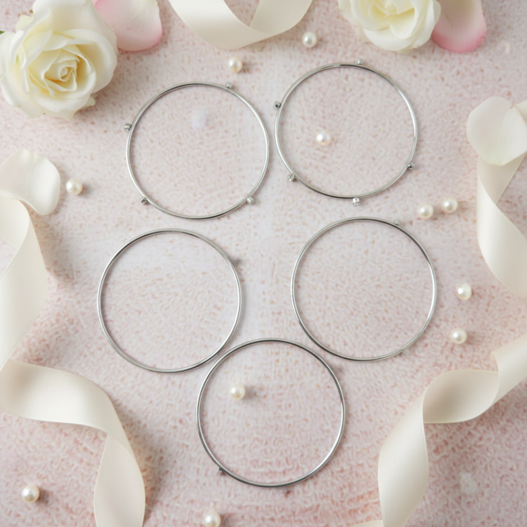 Celestial Sparkle Bangle Bracelet Set