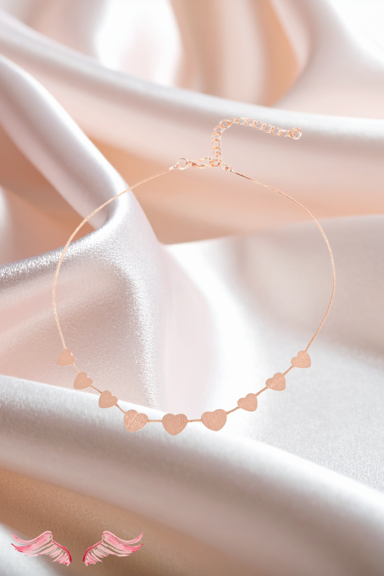 The Hearts Choker Set | Valentine's Jewelry | Heavenly Pieces