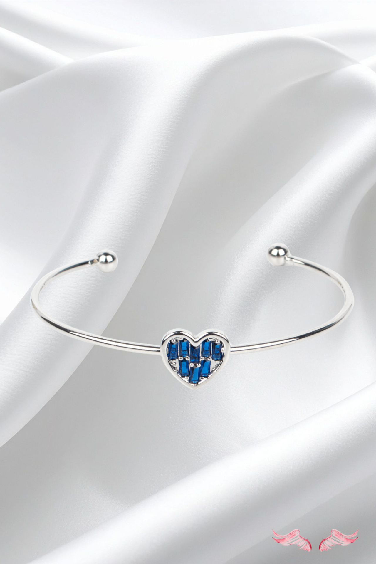 Heart of Ice -Luxe Arc Heart Cuff | The Devotion Edit | Heavenly Pieces