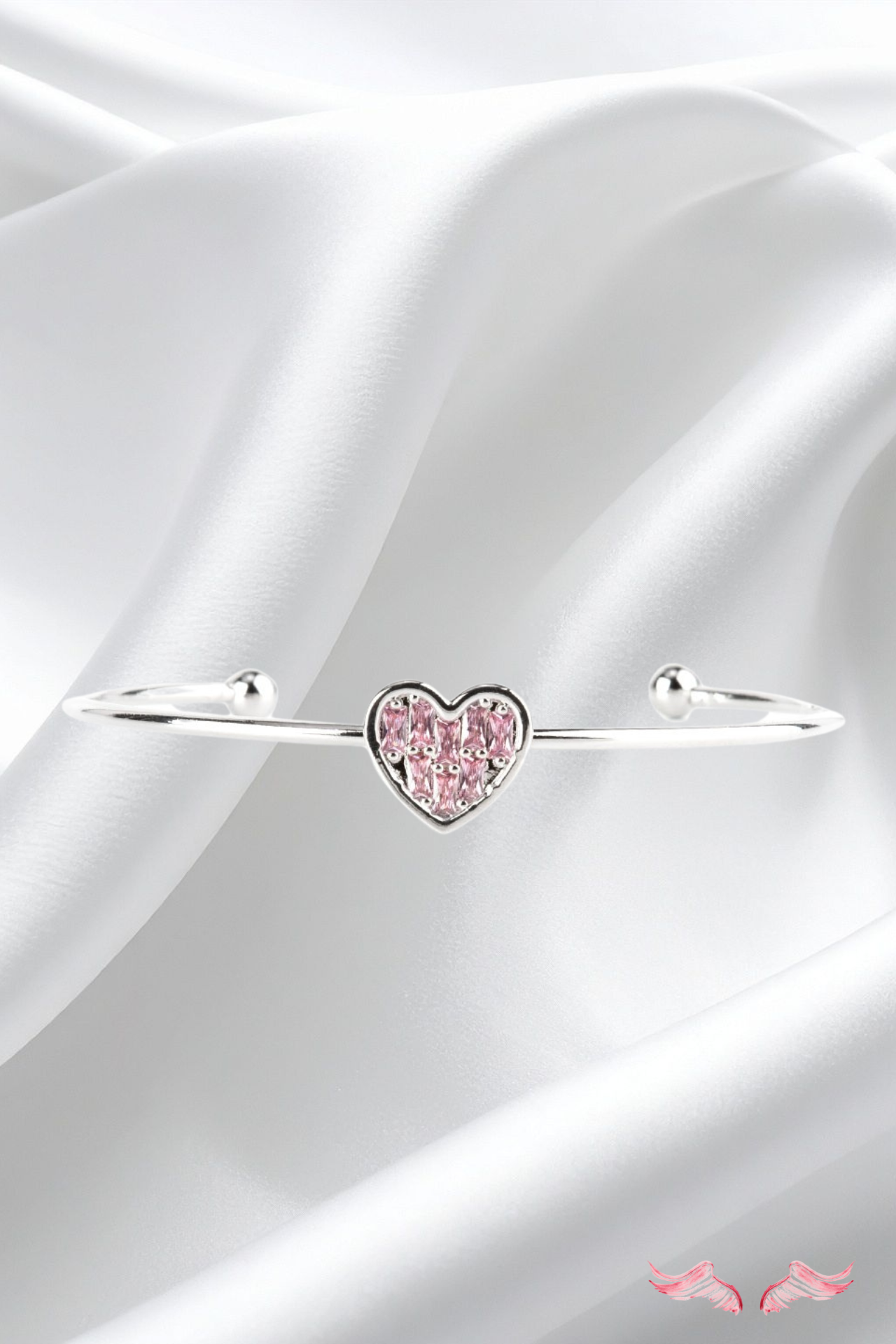 Heart of Ice -Luxe Arc Heart Cuff | The Devotion Edit | Heavenly Pieces