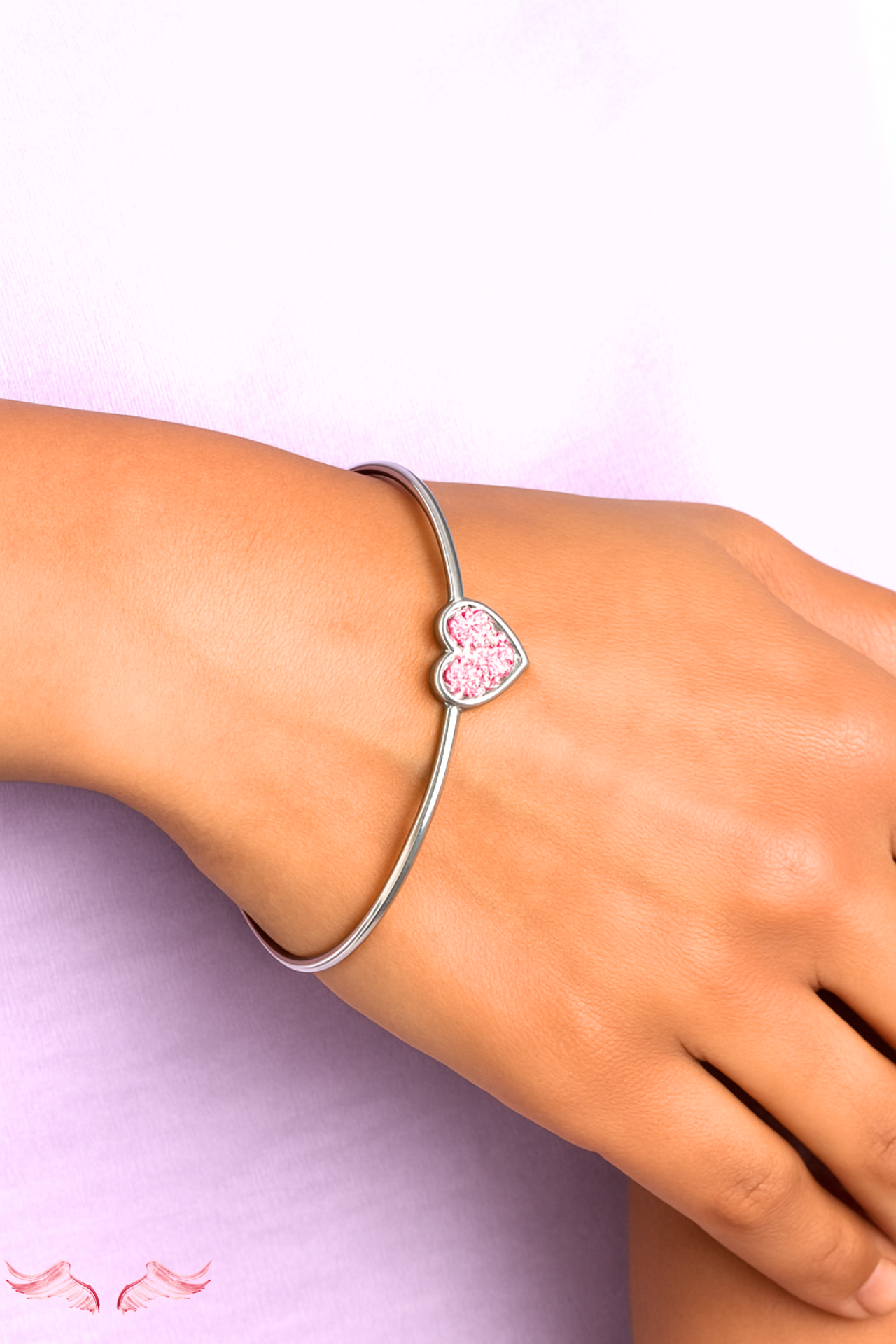 Heart of Ice -Luxe Arc Heart Cuff | The Devotion Edit | Heavenly Pieces