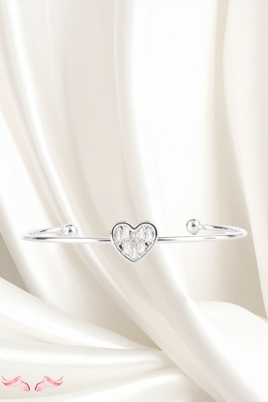 Heart of Ice -Luxe Arc Heart Cuff | The Devotion Edit | Heavenly Pieces