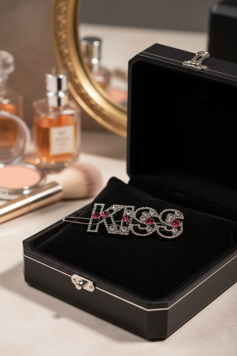 Kiss of Devotion Crystal Barrette