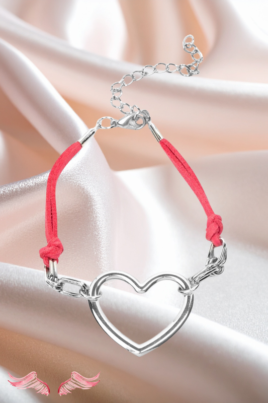 Corazón de devoción rosado