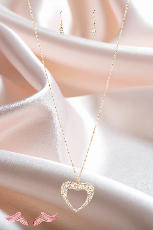 The Gilded Devotion Necklace Set | Valentine's Jewelry in “ Heavenly Pieces