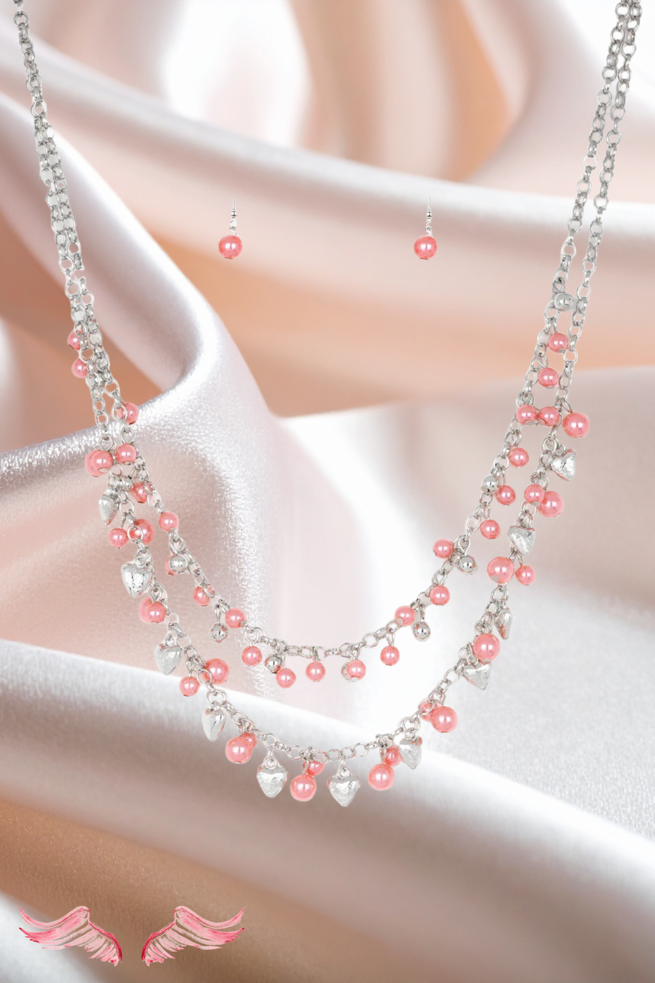 The Love Letter Layered Necklace Set | Valentine's Jewelry | Heavenly Pieces