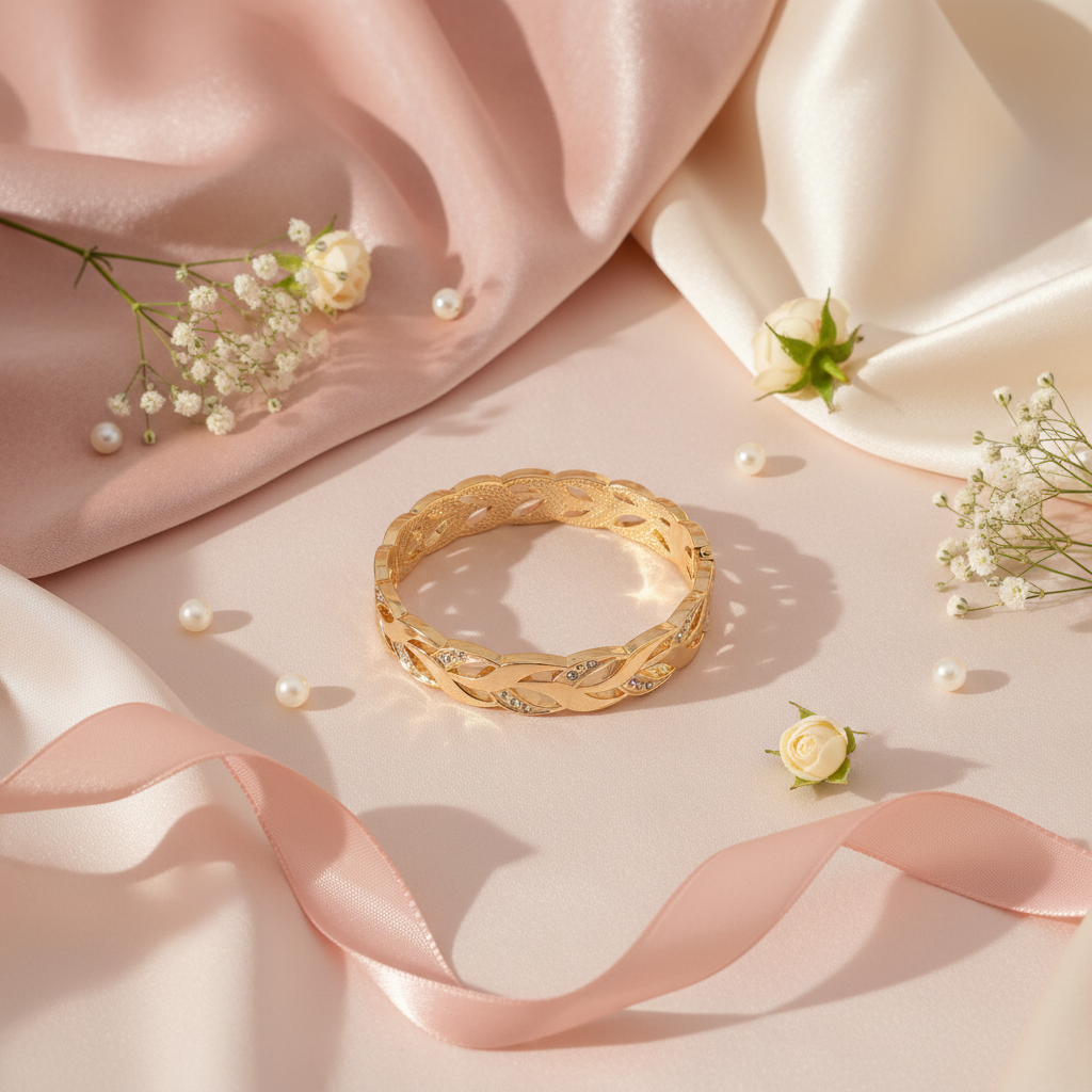 Golden Laurel Flat Lay