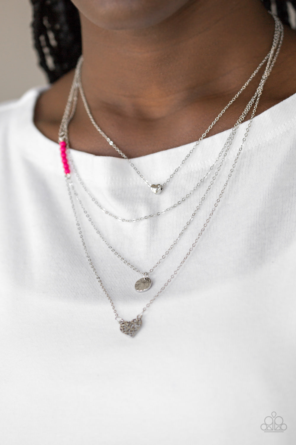 Gypsy Heart* (White/Pink)